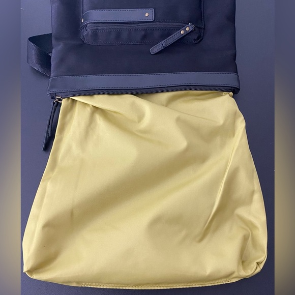 Highway Handbags Mini Backpack Japanese Nylon & Leather Black Minimalist Travel - Picture 5 of 5